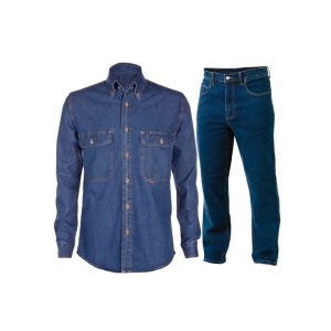 Camisa y pantalón Jeans Lavado