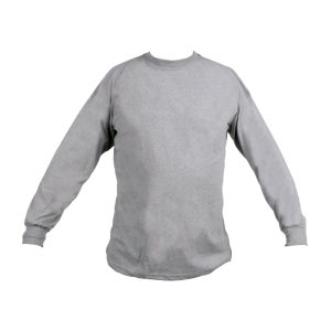 Polo plomo manga larga - Jersey 30/1