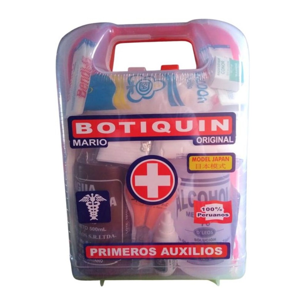 Botiquín PVC Tipo Lonchera Grande 20×30×8 cm