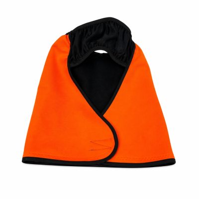 Cortaviento Polar Naranja Acolchado de Alta Visibilidad