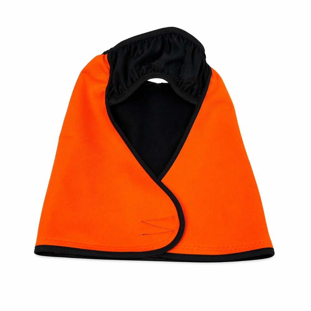 Cortaviento Polar Naranja Acolchado de Alta Visibilidad