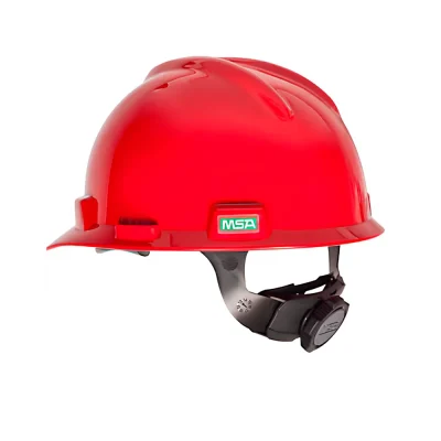 Casco de Seguridad MSA V-Gard Tipo Jockey Rojo (Clase E)