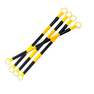 Barra Retráctil Tecseg Amarillo/Negro para Conos