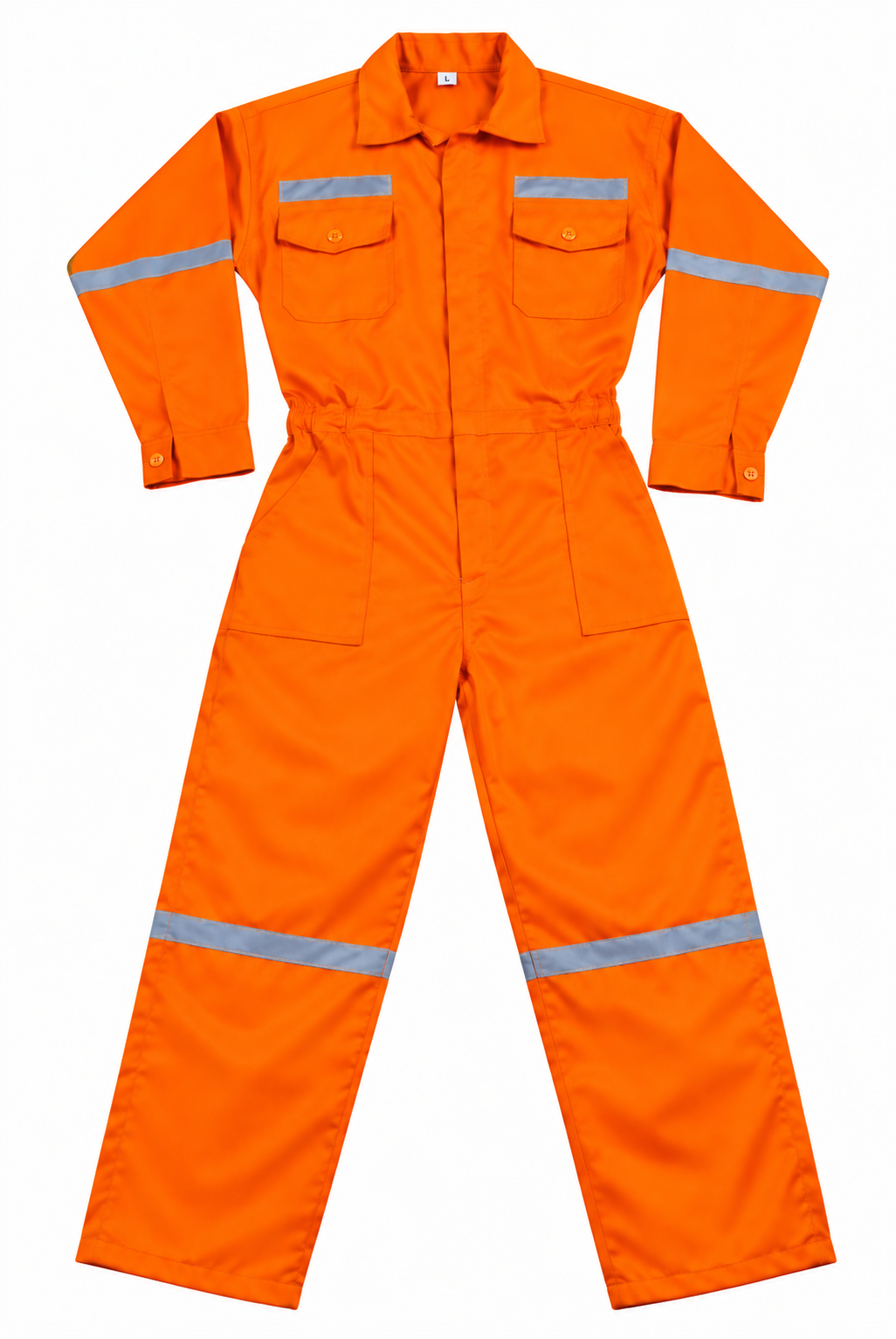 Overol de Trabajo Drill Naranja Manga Larga
