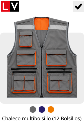 Chaleco Multibolsillo (12 Bolsillos)