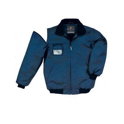 Casaca Reno Delta Plus azul marino con mangas desmontables