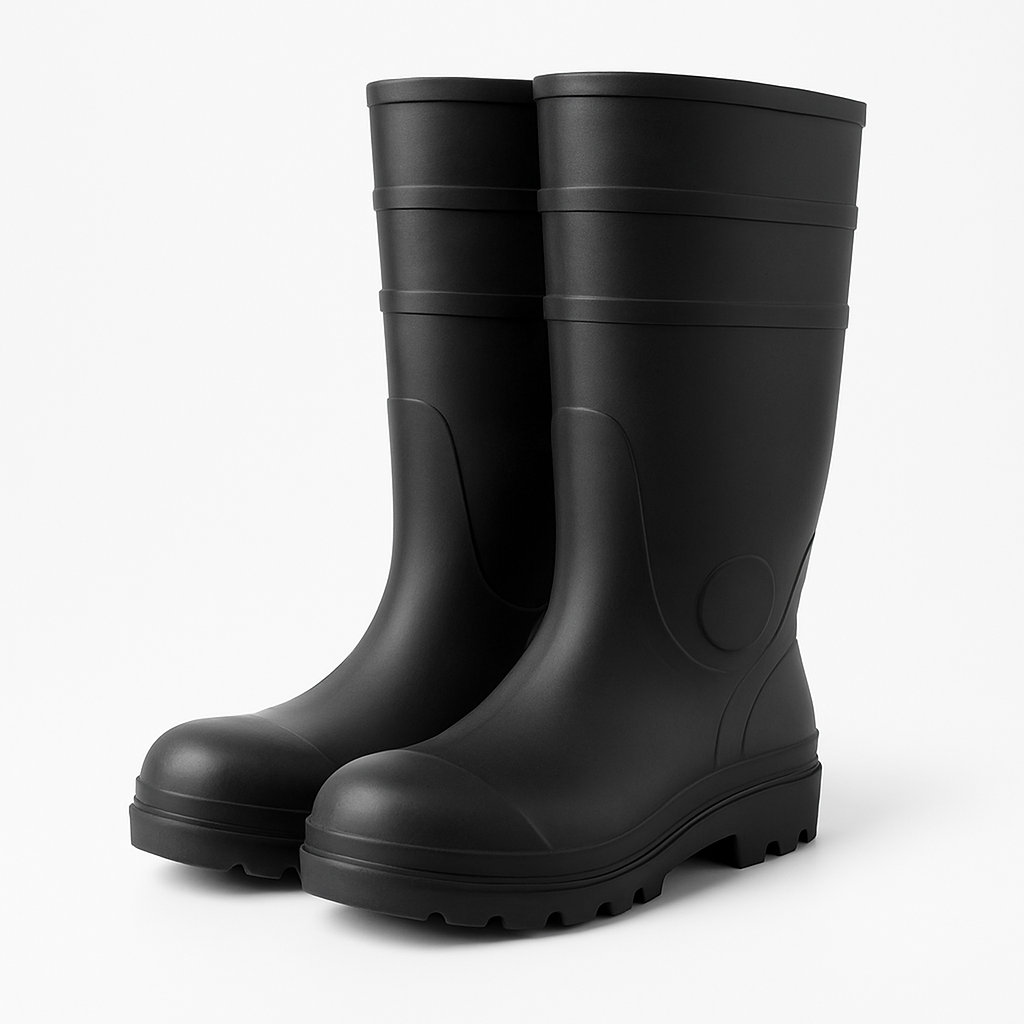 Bota de Jebe Xtreme Negro sin Puntera de Acero