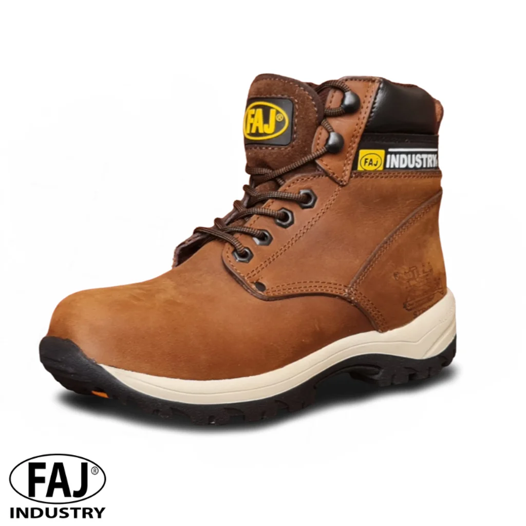 Botín de Seguridad Faj Strong Rex Chocolate Nobuck ST2-118