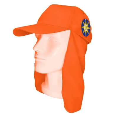 Gorro Legionario Naranja con Protección UV FP50+