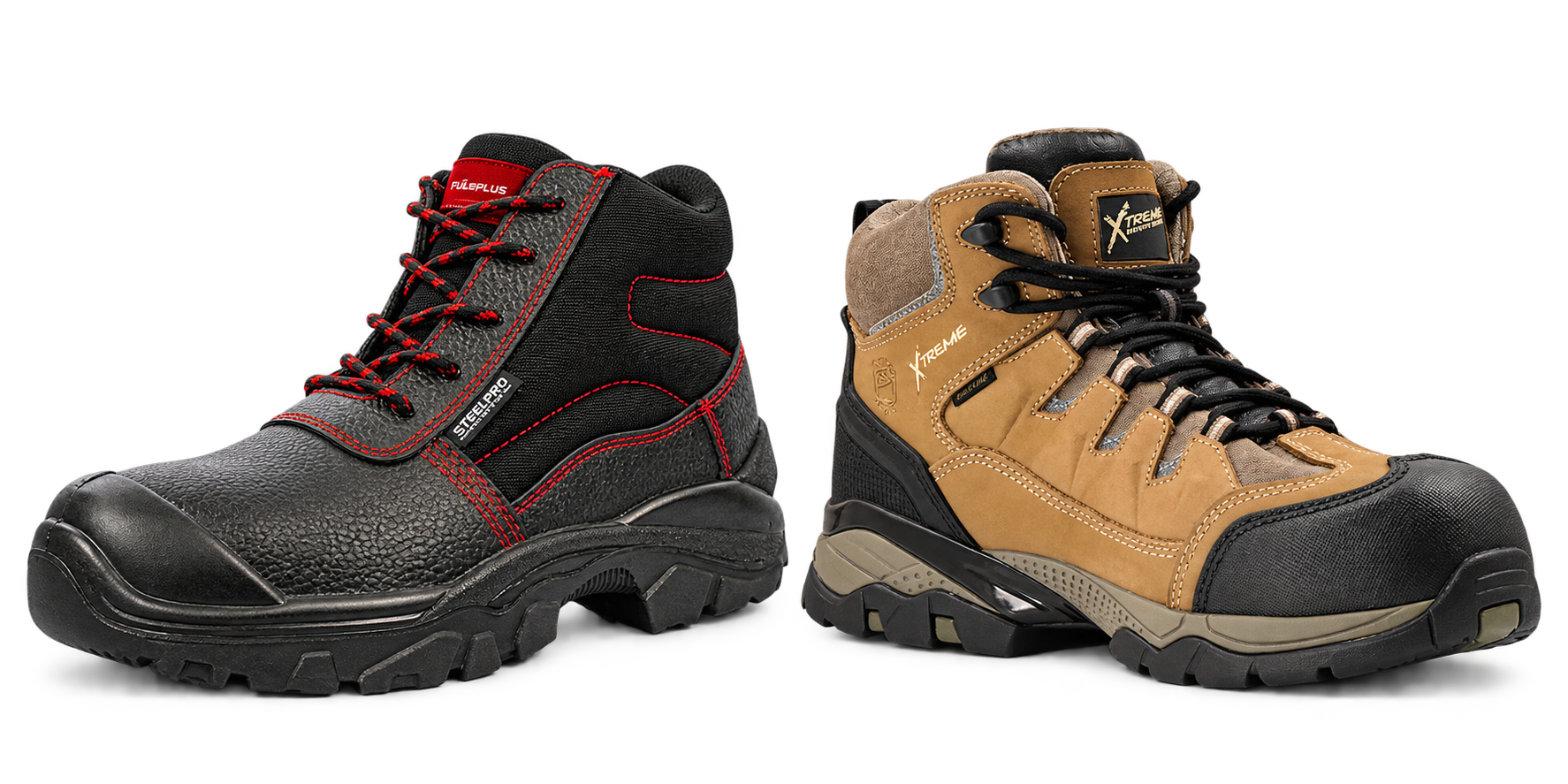 Botines de seguridad Fullplus y Silverstone